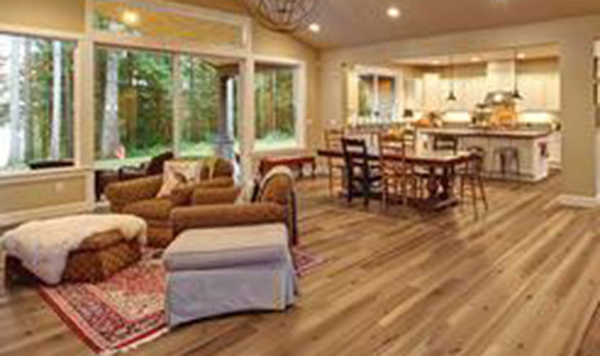 Hardwood: Looks great, rugged and brings value to your home