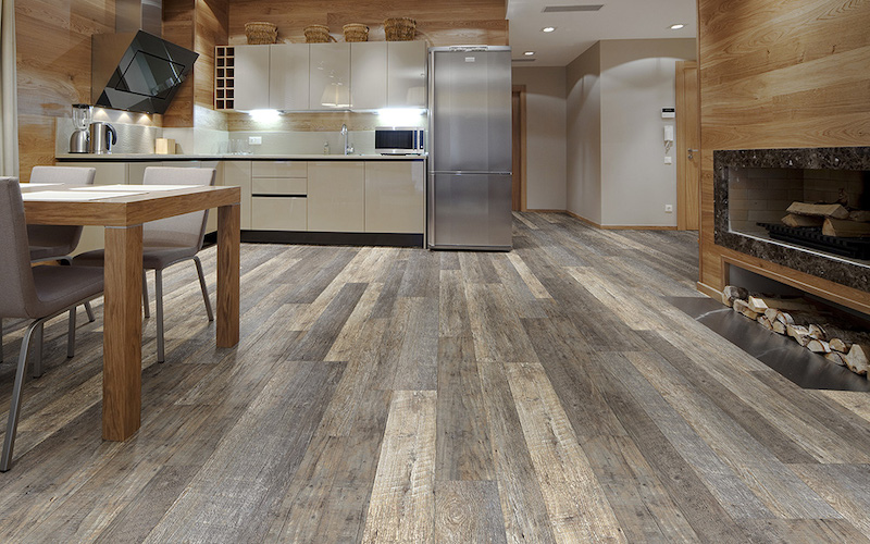 Luxury vinyl flooring for your kitchen.