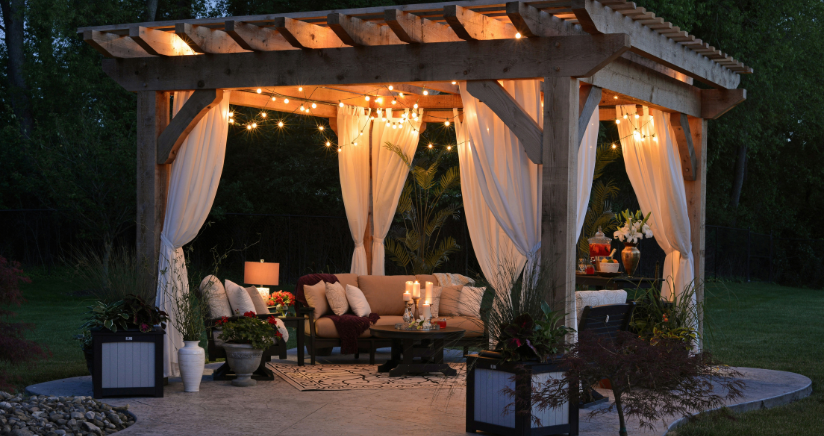 outdoor patio lighting